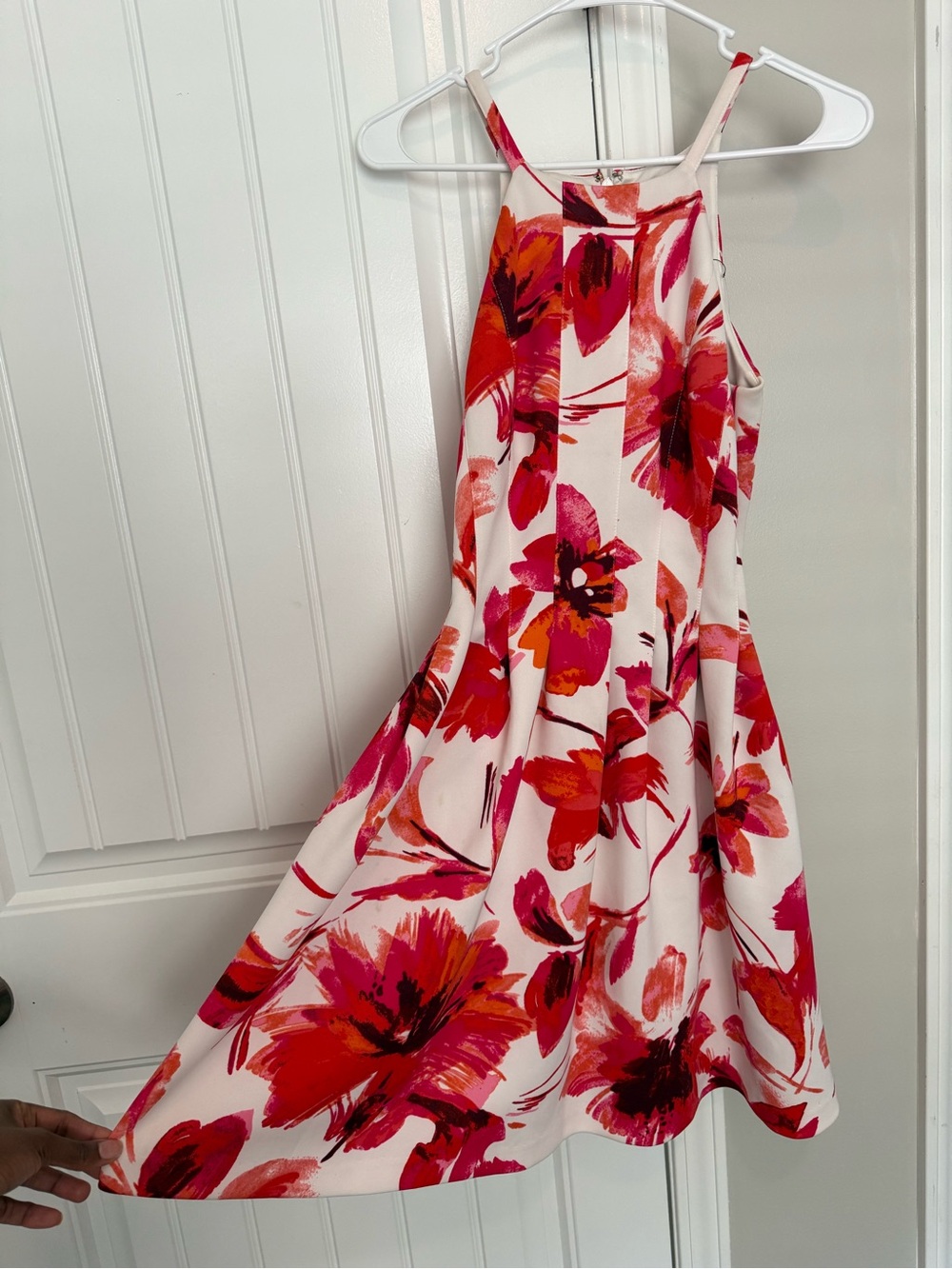 Vince Camuto Pink Floral Fit & Flare Dress